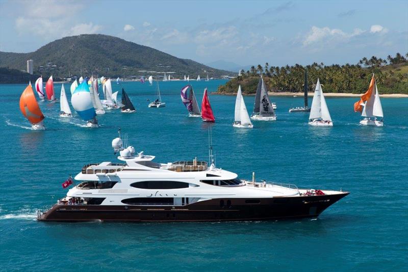 Front row seats at Hamilton Island Race Week photo copyright Andrea Francolini taken at Hamilton Island Yacht Club and featuring the IRC class