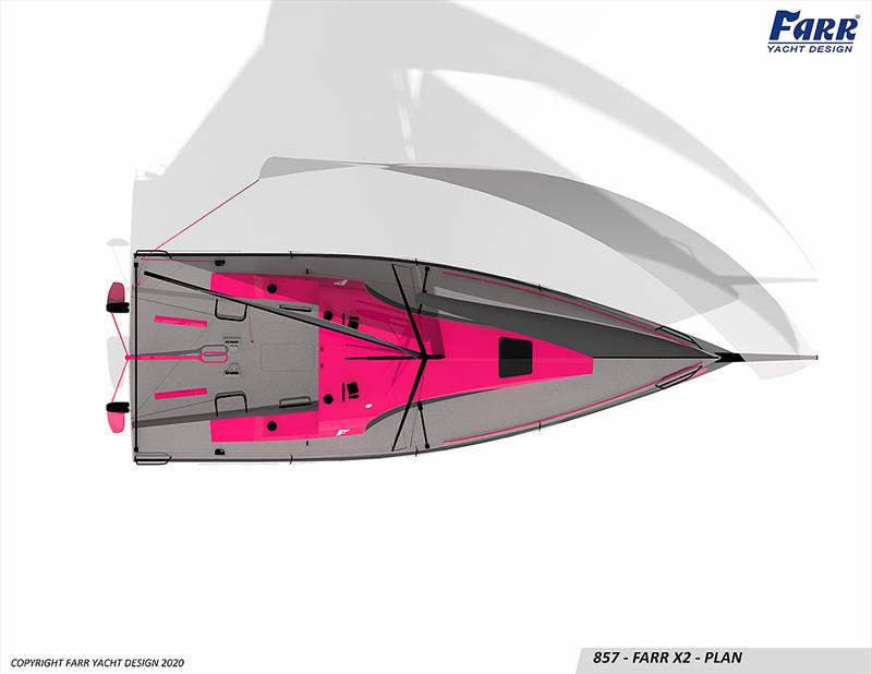 The X2 by Farr looks ever more the racer she was always going to be! Project number 857 by Farr Yacht Design BTW photo copyright Farr Yacht Design taken at  and featuring the IRC class