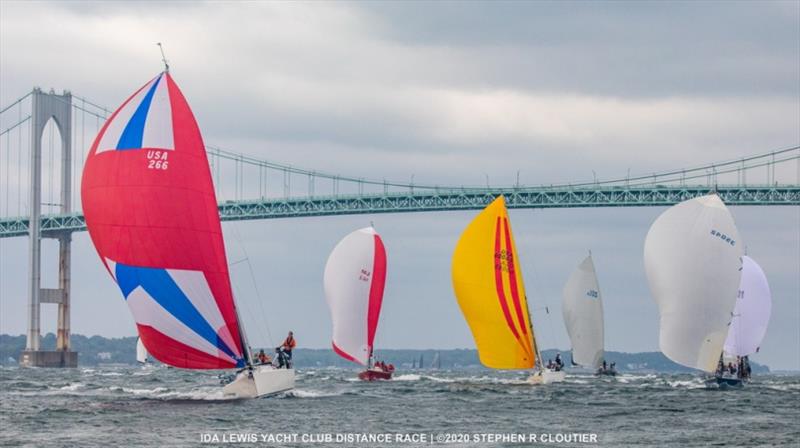 Action on the water at the 2020 Ida Lewis Distance Race photo copyright Stephen R. Cloutier taken at Ida Lewis Yacht Club and featuring the IRC class