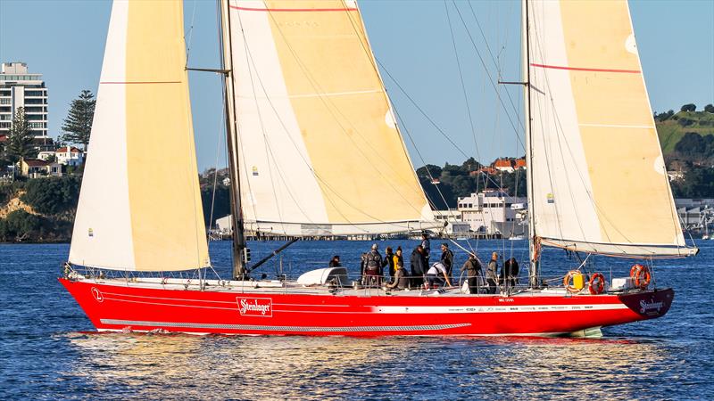 Steinlager 2 catches the late afternoon light - Start - Friday - May 27, 2022 - photo © Richard Gladwell, Sail-World.com / nz