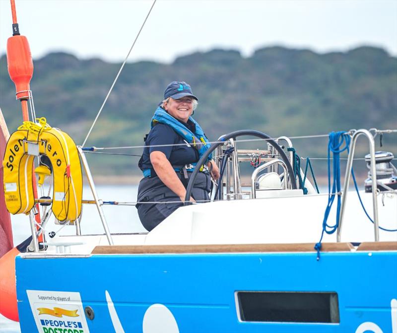 The Ellen MacArthur Cancer Trust skipper Liz Le Mare photo copyright The Ellen MacArthur Cancer Trust  taken at  and featuring the IRC class