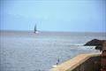 Compromise enters James Bay to finish the Cape to St Helena Yacht Race © Vince Thompson / St Helena Independent