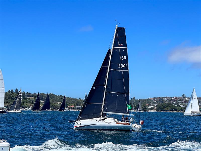 Lee Condell and Lincoln Dews on 'Sun Fast Racing' after the start of the 2022 Rolex Sydney to Hobart Yacht Race - photo © Charles Ip