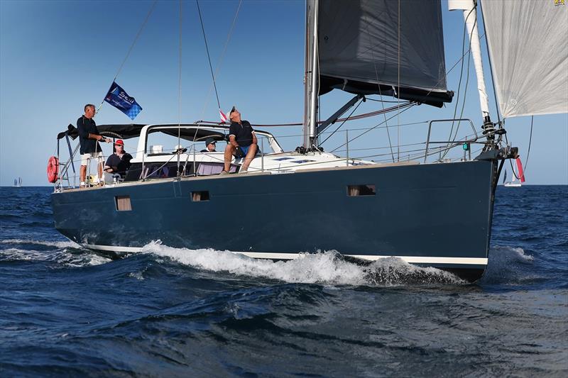 Race 4 Sail Port Stephens 2nd Div 3 La Troisieme Mi Temps photo copyright Promocean Media taken at Corlette Point Sailing Club and featuring the IRC class