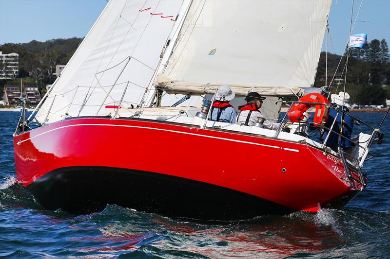 Race 4 Sail Port Stephens non-spinnaker winner Red William photo copyright Promocean Media taken at Corlette Point Sailing Club and featuring the IRC class