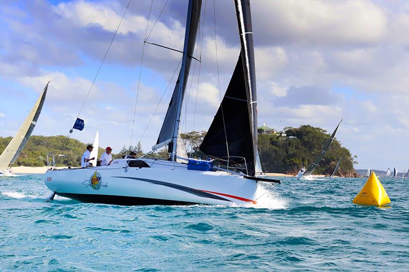 Sunfish PHS Div 2 winner - Sail Port Stephens Day 5 photo copyright Promocean Media taken at Corlette Point Sailing Club and featuring the IRC class