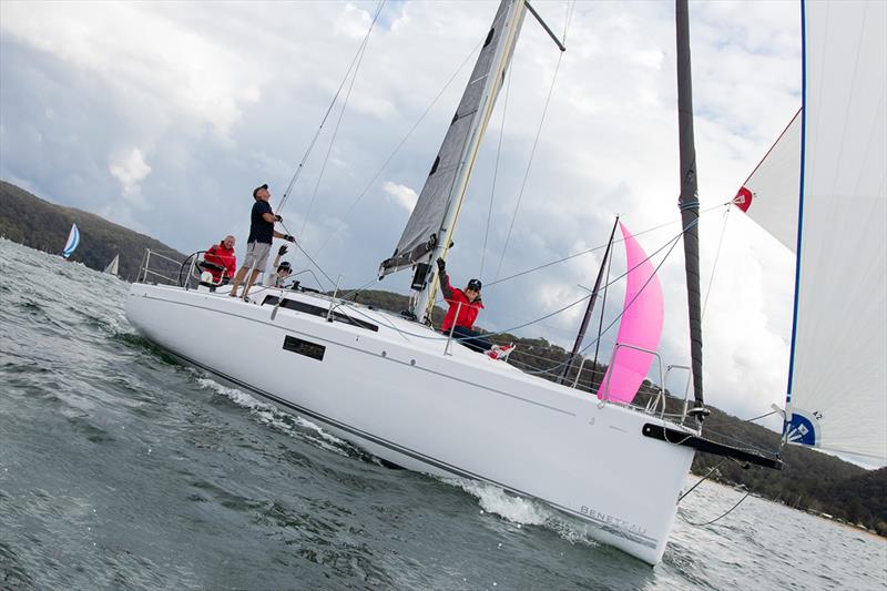 The new First 36 has a very distinctive sheer line - Beneteau Pittwater Cup 2023 - photo © John Curnow