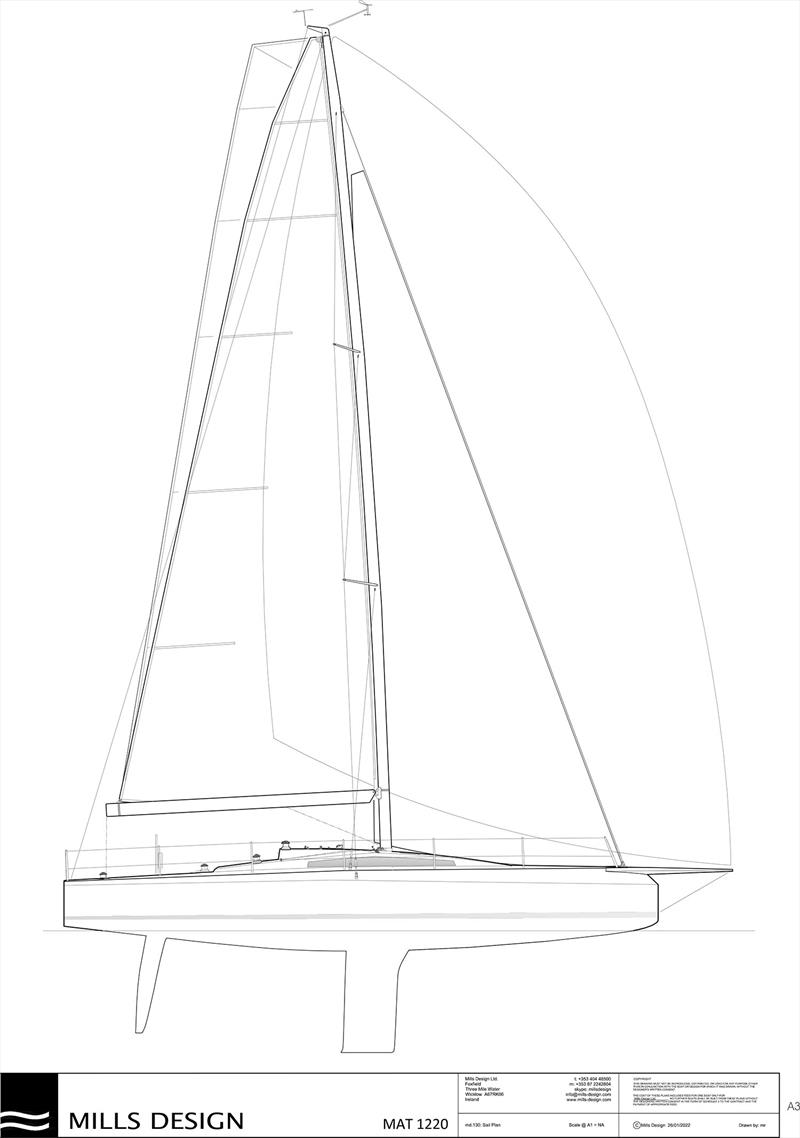 M.A.T.1220 Sail Plan - photo © John Curnow