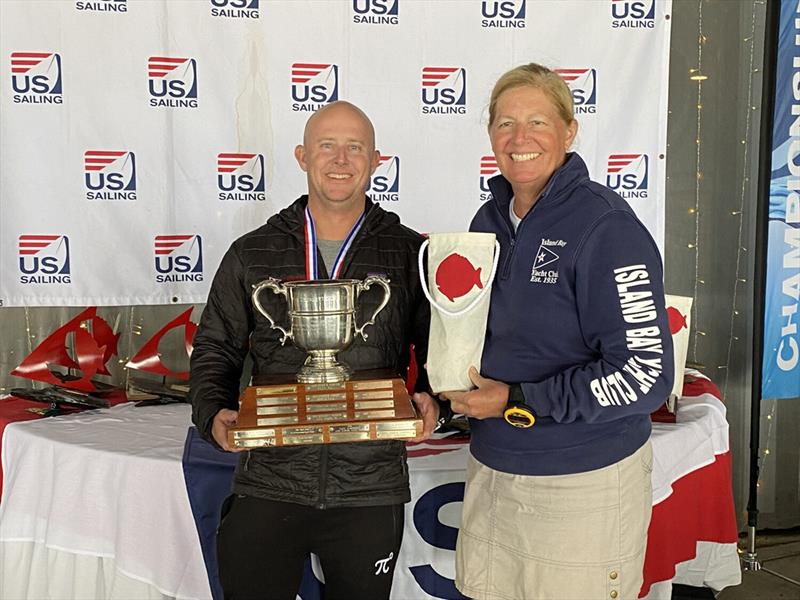 Connor Blouin, winner of the George O'Day Trophy and U.S. Singlehanded Champion, men's division photo copyright US Sailing taken at  and featuring the IRC class