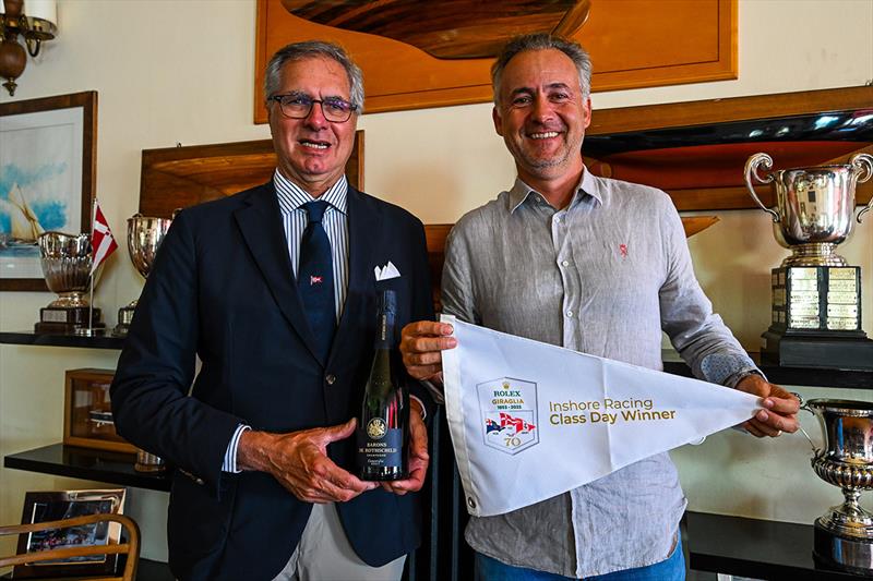 Gerolamo Bianchi (left) President of the Yacht Club Italiano with IMA President Benoît de Froidmont - photo © Martina Orsini / YCI