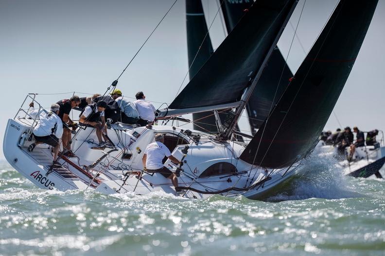 One point separates Howell & Newell's A35 Arcus and second-placed Elaine Again at RORC's IRC National Championships photo copyright Paul Wyeth / www.pwpictures.com taken at Royal Ocean Racing Club and featuring the IRC class