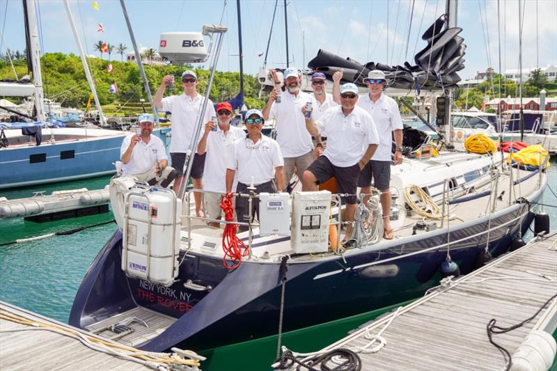 Happy sailors arriving in Bermuda! photo copyright Fran Grenon / Spectrum Photo taken at Beverly Yacht Club and featuring the IRC class