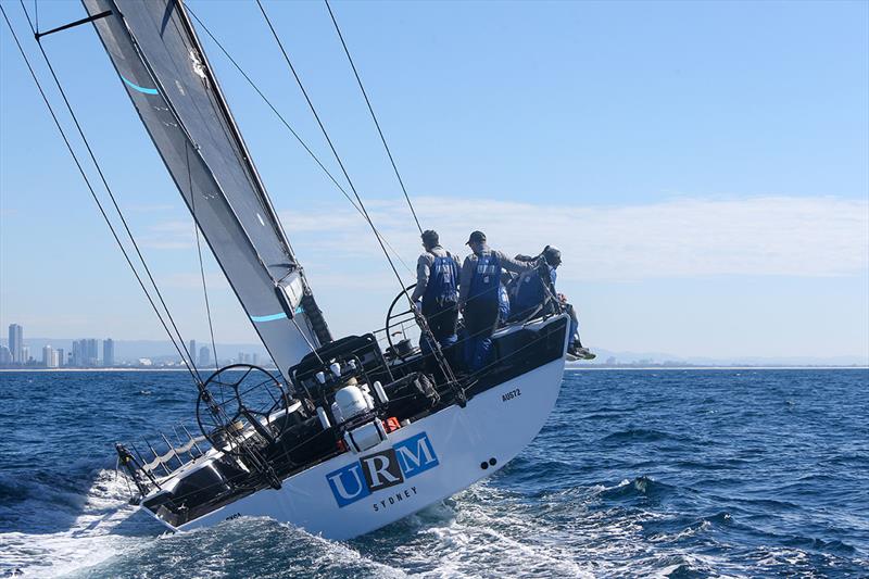 URM Group at the finish line of Noakes Sydney Gold Yacht Race - photo © Cruising Yacht Club of Australia