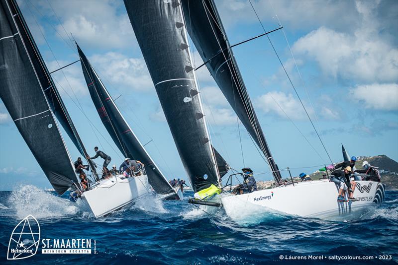 Sint Maarten, Heineken Regatta, , Race Day 3, Saturday, March 4, Round The Island, Fleet, Whistler photo copyright Laurens Morel taken at Sint Maarten Yacht Club and featuring the IRC class