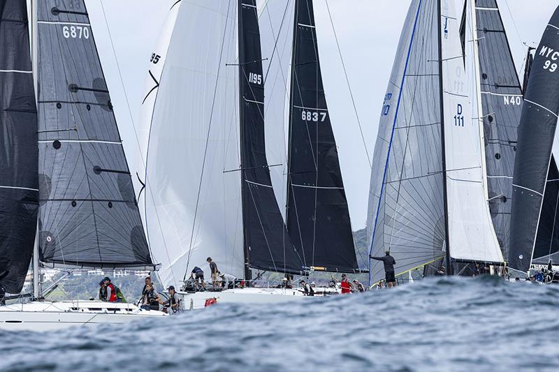 Jupiter (MYC 99 on right of pic) is one of the remaining four - 2024 Pittwater to Coffs Harbour Yacht Race photo copyright Andrea Francolini taken at Royal Prince Alfred Yacht Club and featuring the IRC class