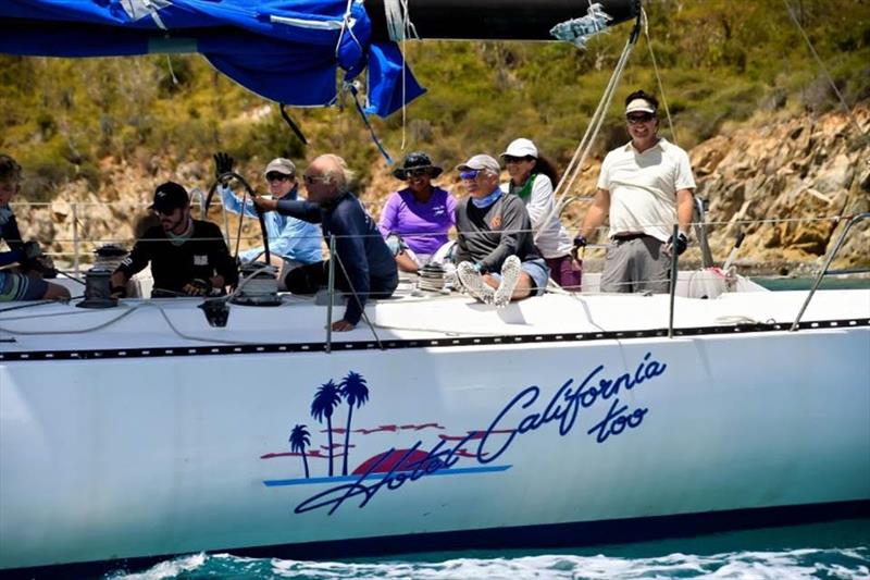 A happy team on Hotel California Too on day 1 of the 50th St. Thomas International Regatta - photo © Dean Barnes