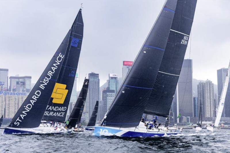 Standard Insurance Centennial V and Happy Go - Rolex China Sea Race 2024 photo copyright Rolex / Andrea Francolini taken at Royal Hong Kong Yacht Club and featuring the IRC class