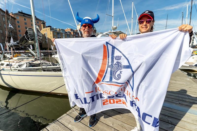 Paer Lindfors & Nadine Kugel - Team Mobline - Roschier Baltic Sea Race - photo © Pepe Korteniemi / RORC