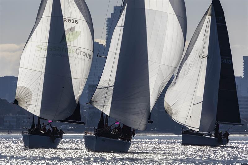 Vertigo, Clockwork, No Mans Land - Australian Women's Keelboat Regatta 2024 - photo © Andrea Francolini