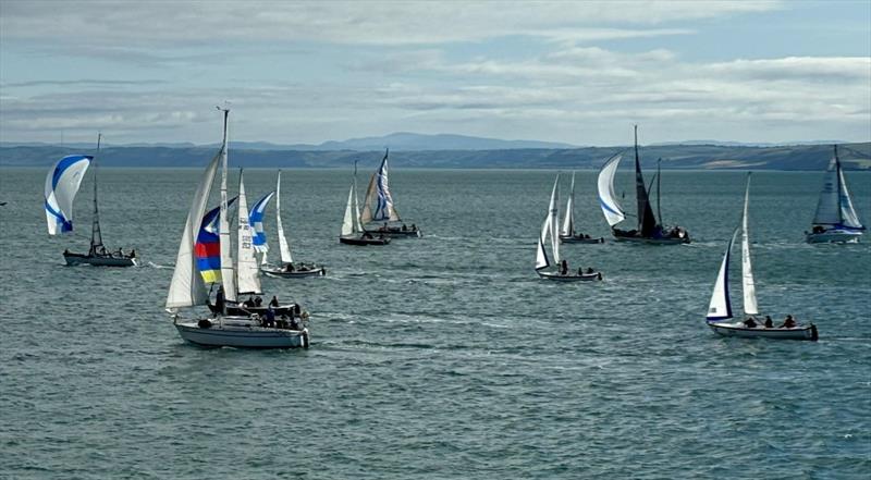 Cardigan Bay Regatta at New Quay: They're Off! photo copyright Rees Tom Jones, Martyn Johnson, Fiona Lloyd Evans, Chris Seal taken at New Quay Yacht Club and featuring the IRC class