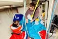 Junior race training aboard 'Assassin' - Spring Series at Royal Temple YC day 4 © Alex Jackson