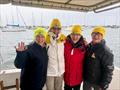 All female race management team (l-r) Cas Bukor (photographer), Vicki Bayly (Radio Operator),  Marg Goddard (Incident Management Lead), Catherine North (Race Director and Duxelle owner) during the Women's Helm, Navigator, and Radio Operator Race (WHNR)  © ORCV