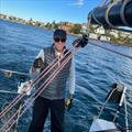 Chris Taylor enjoying an afternoon sail © Le Tiroflan