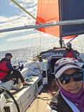 Spinnaker up and making progress on Wings - 2025 Sydney to Auckland Ocean Race © Wings
