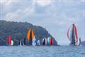 Fleet heading out of Pittwater last year - Pantaenius Pittwater Regatta &copy; Andrea Francolini / RPAYC