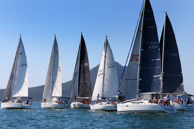 Sail Port Stephens cruiser-racers comprise bulk of fleet - photo © Promocean Media