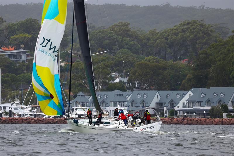 YKnot won Div 2 for Race 2 - Sail Port Stephens 2025 Passage Series Day 2 - photo © Promocean Media