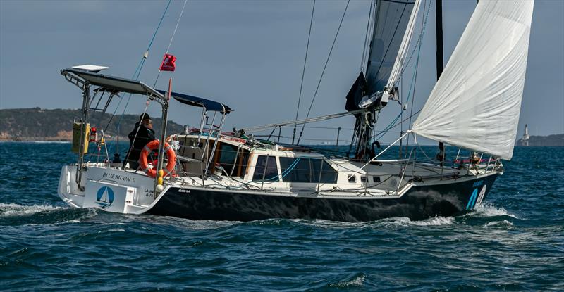 Blue Moon with father and son crew - Melbourne Osaka Cup photo copyright Al Dillon taken at Ocean Racing Club of Victoria and featuring the IRC class