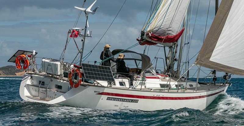 Fika setting out on the race to Japan in the 2025 Melbourne Osaka Cup - photo © Al Dillon