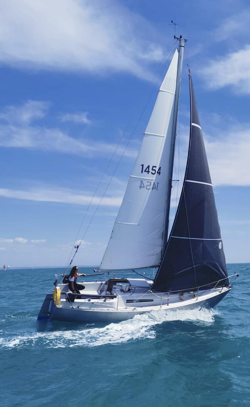 Fowey to St Mawes Coastal Race - Race winner Dakota, 1454 photo copyright Paddy Scullion taken at Fowey Sailing and featuring the IRC class