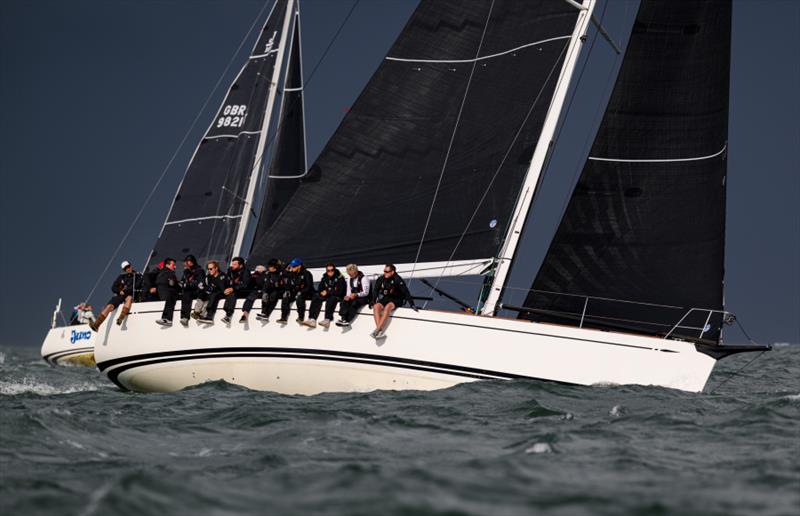 Apocalyptic conditions during an evening race in July at Lymington photo copyright Jason Ludlow / www.jasonludlow.com taken at Royal Lymington Yacht Club and featuring the IRC class