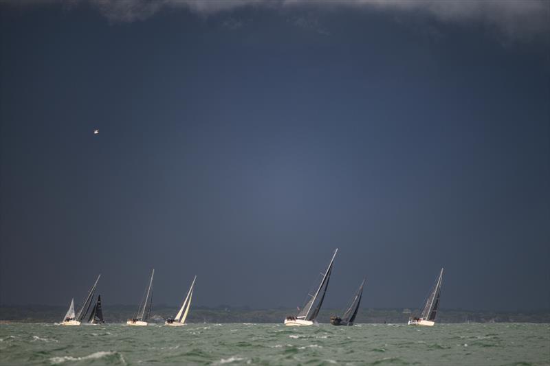 Apocalyptic conditions during an evening race in July at Lymington photo copyright Jason Ludlow / www.jasonludlow.com taken at Royal Lymington Yacht Club and featuring the IRC class