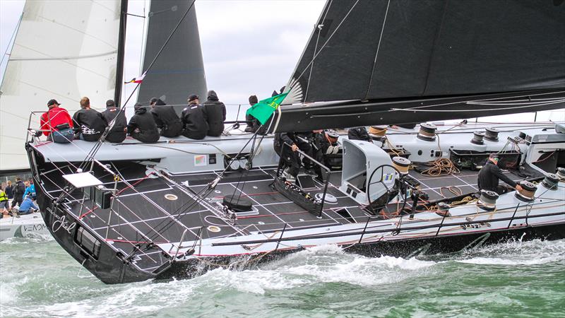 Black Jack 100 - Supermaxi - start Rolex Fastnet Race - July 26, 2025 - Cowes - photo © Richard Gladwell - Sail-World.com/nz