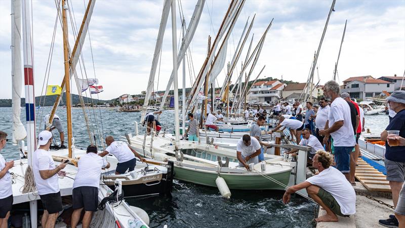 Community and tradition meet on the docks of Betina as crews ready their boats for the annual regatta - photo © Hrvoje Duvancic / regate.com.hr