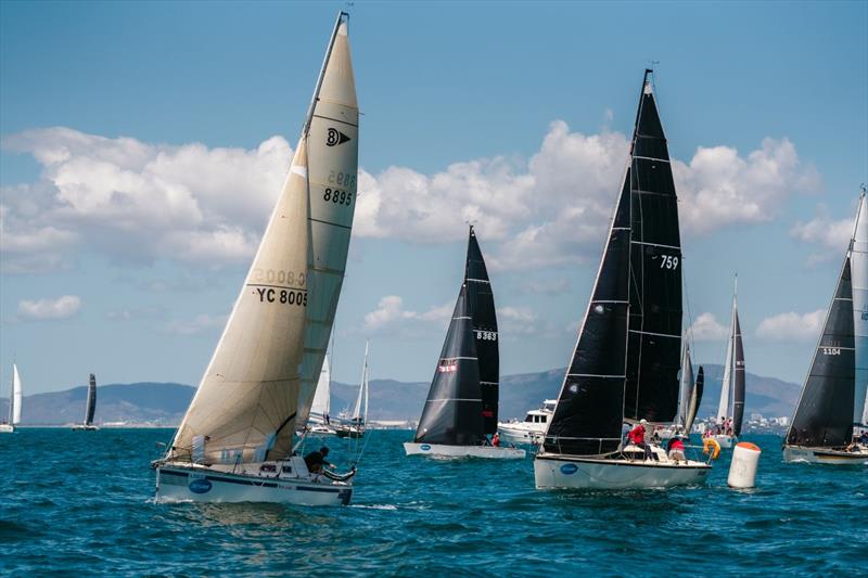 Wazza Red Boat (B363) and Aye Sea Red (759) - SeaLink Magnetic Island Race Week 2025 photo copyright Revolution Production taken at Townsville Yacht Club and featuring the IRC class