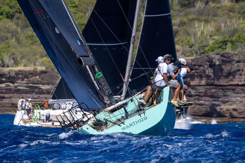 Jim Voss' RP37 Warthog, skippered by Jules Mitchell and a youth team from Antigua, won IRC Class 2 of the Nelson's Cup 2025 series - photo © Tim Wright / Photoaction.com