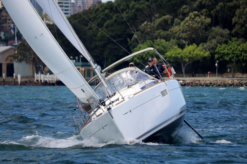 Elysium showing more than it should in the Seven Islands Race - Nautilus Marine Insurance Sydney Short Ocean Racing Championship Day 1 photo copyright Andrea Francolini / MHYC taken at Middle Harbour Yacht Club and featuring the IRC class