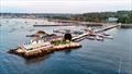 The Ida Lewis Distance Race finishes off Ida Lewis Yacht Club in Newport Harbor &copy; Stephen R Cloutier