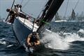 Gymnastic bow duties 2 on Condor - 2026 Nautilus Marine Insurance Sydney Harbour Regatta &copy; Marg Fraser-Martin