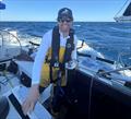 AJ Evans onboard Cougar &copy; Bermuda Race Media