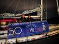 AJ Wanderlust on the dock after completing the race in an elapsed time of 17d 09:50:04 &copy; RORC