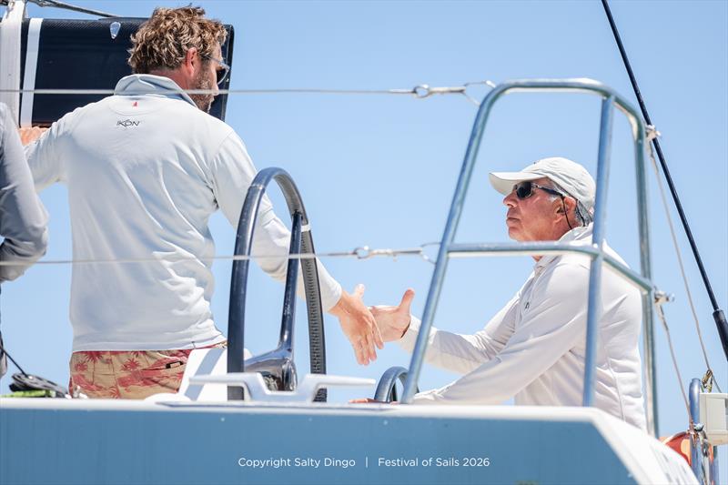 IKON celebrate - Festival of Sails 2026 photo copyright Salty Dingo taken at Royal Geelong Yacht Club and featuring the IRC class