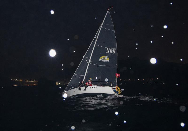 Nagini sits in pole position depending on how the remaining boats perform over the next 24 hours - Aramex Dubai to Muscat Offshore Race day 5 - photo © Mikey Brignall / DOSC