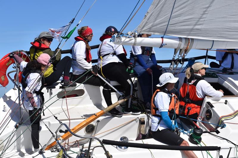 Invincible fully focused on the mark ahead - photo © Jane Austin