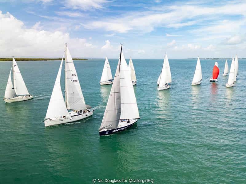 The cruising fleet is fierce at Brisbane Race Week 2026 - photo © Nic Douglass for @sailorgirlHQ