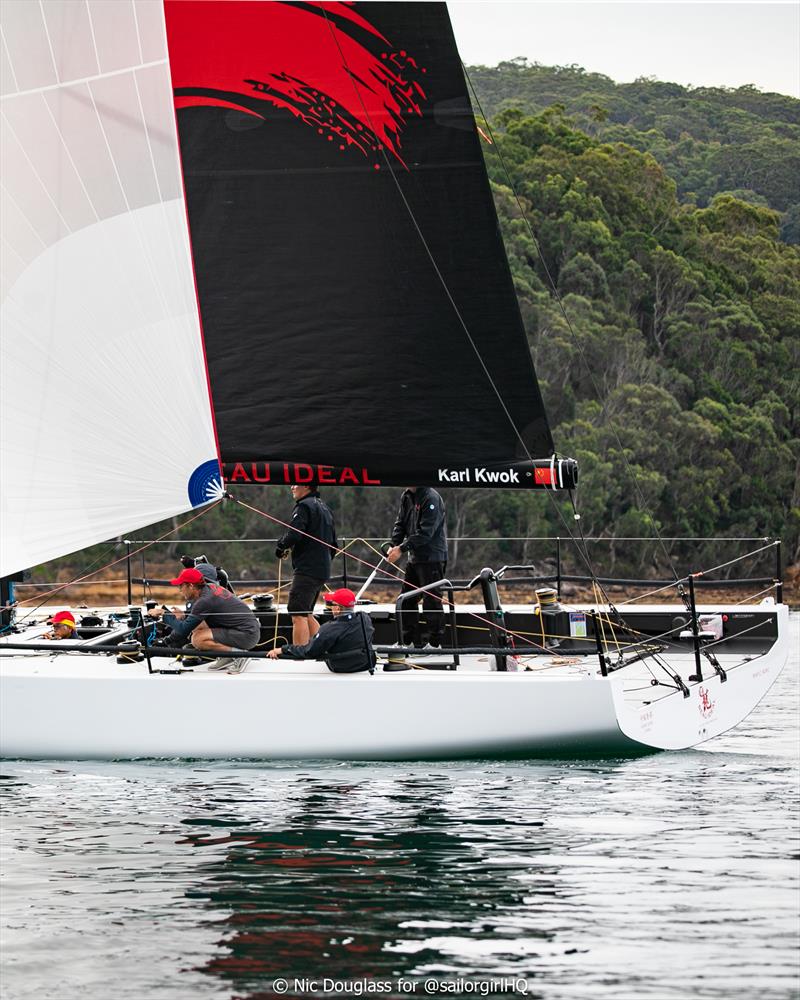 Beau Ideal crosses the line in the final race of the 2026 Pallas Capital Gold Cup photo copyright Nic Douglass for @sailorgirlHQ taken at Royal Prince Alfred Yacht Club and featuring the IRC class